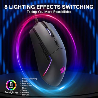 Mouse Redragon M730: Redragon Wired RGB Gaming Mouse 10000 – In Use