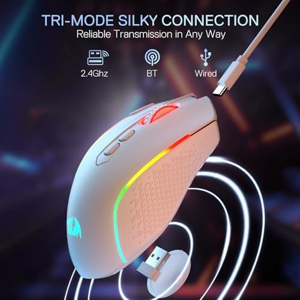 Redragon M810 MAX 3-Mode Wireless Gaming Mouse – Close-up Detail