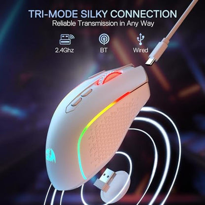 Redragon M810 MAX 3-Mode Wireless Gaming Mouse – Close-up Detail