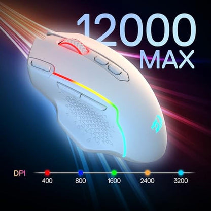 Redragon M810 MAX 3-Mode Wireless Gaming Mouse – In Use