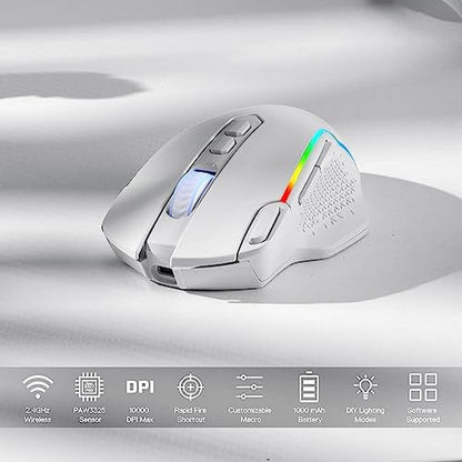 Redragon M810 Pro Wireless Gaming Mouse – Close-up Detail
