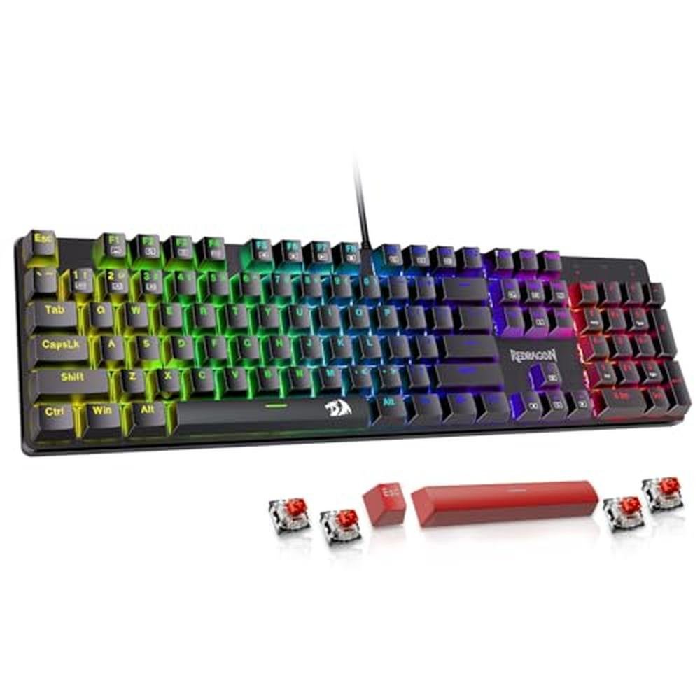 Gaming Keyboard: Redragon K552 Mechanical Keyboard Wired 11 – Front View