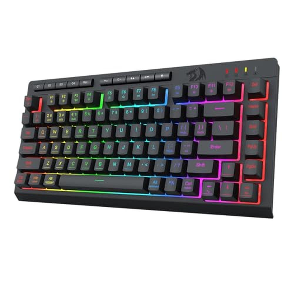 Gaming Keyboard: Redragon Portable Wireless 75% Mini RGB – Front View