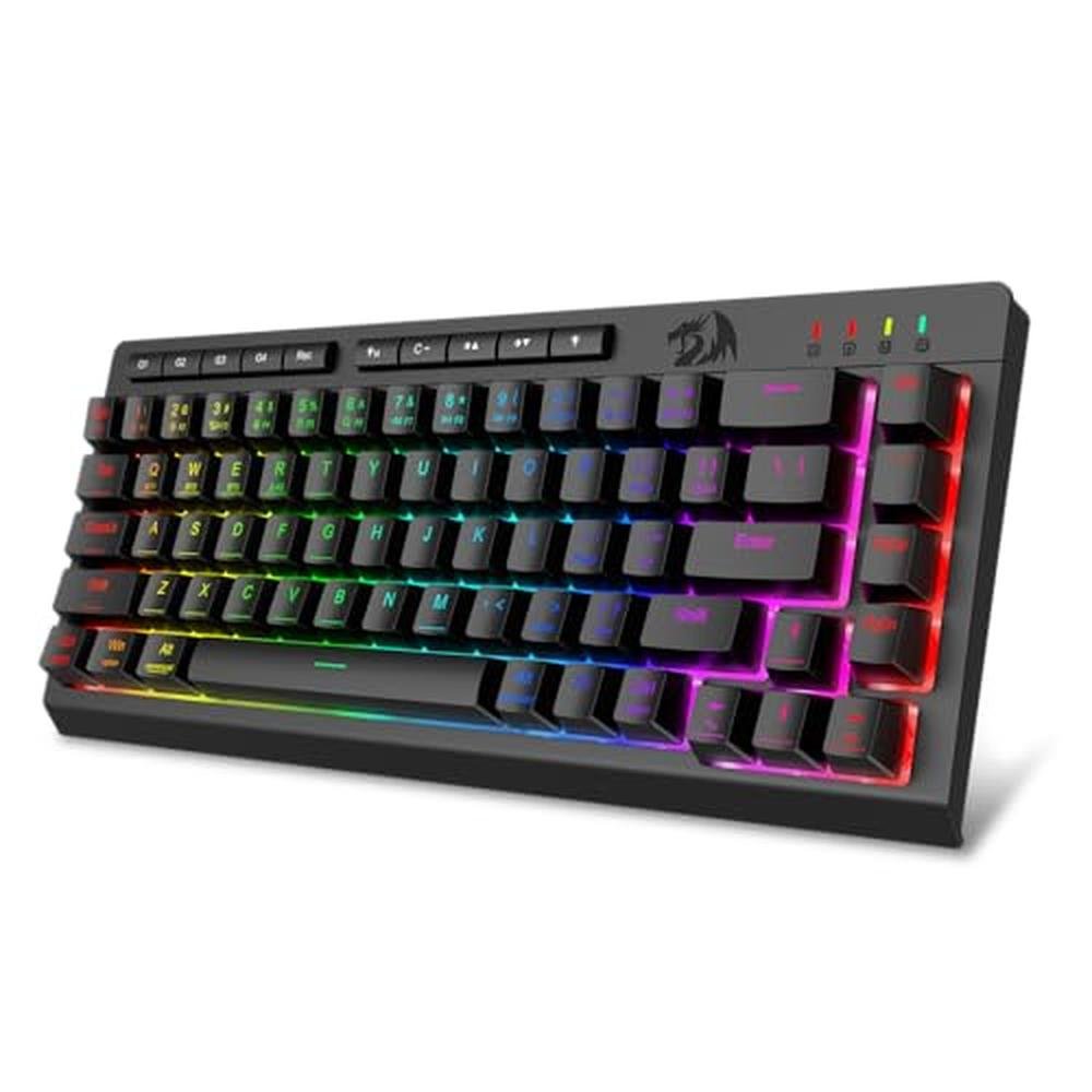 Gaming Keyboard: Redragon K519RGB-PRO 60% Mini Wireless – Front View