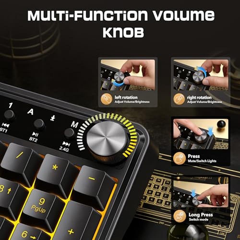 Redragon RM104 Wireless Gaming Keyboard – In Use