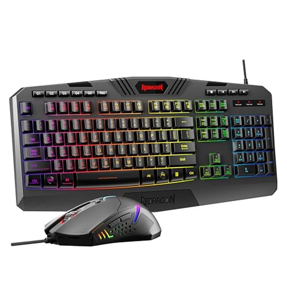 Gaming Keyboard Mouse: Redragon S101 3 Pro Gaming Keyboard – Front View