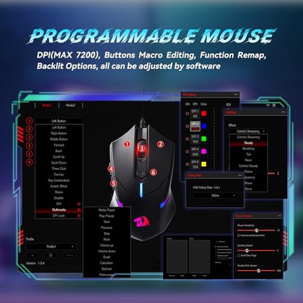 Gaming Keyboard Mouse: Redragon S101 3 Pro Gaming Keyboard – Packaging