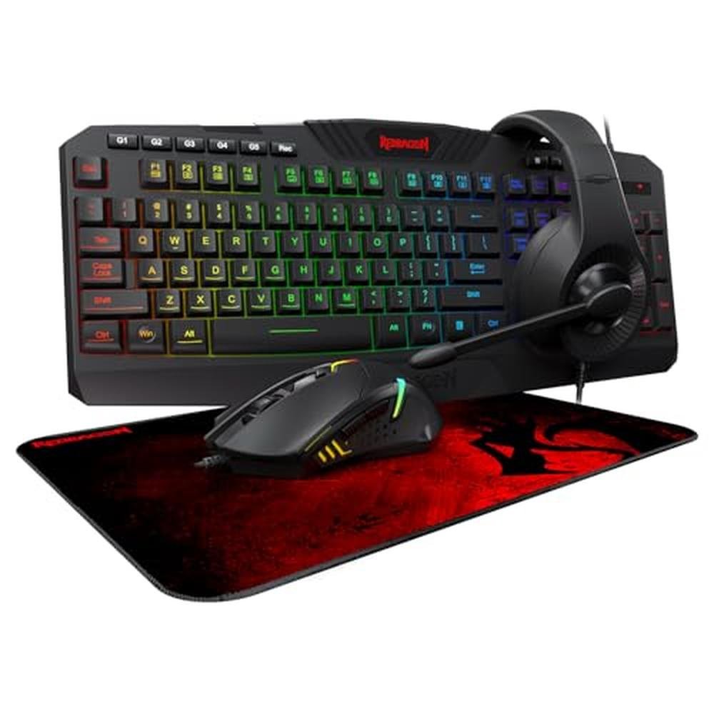 Gaming Mouse: Redragon S101 3 Wired RGB Backlit Gaming – Front View