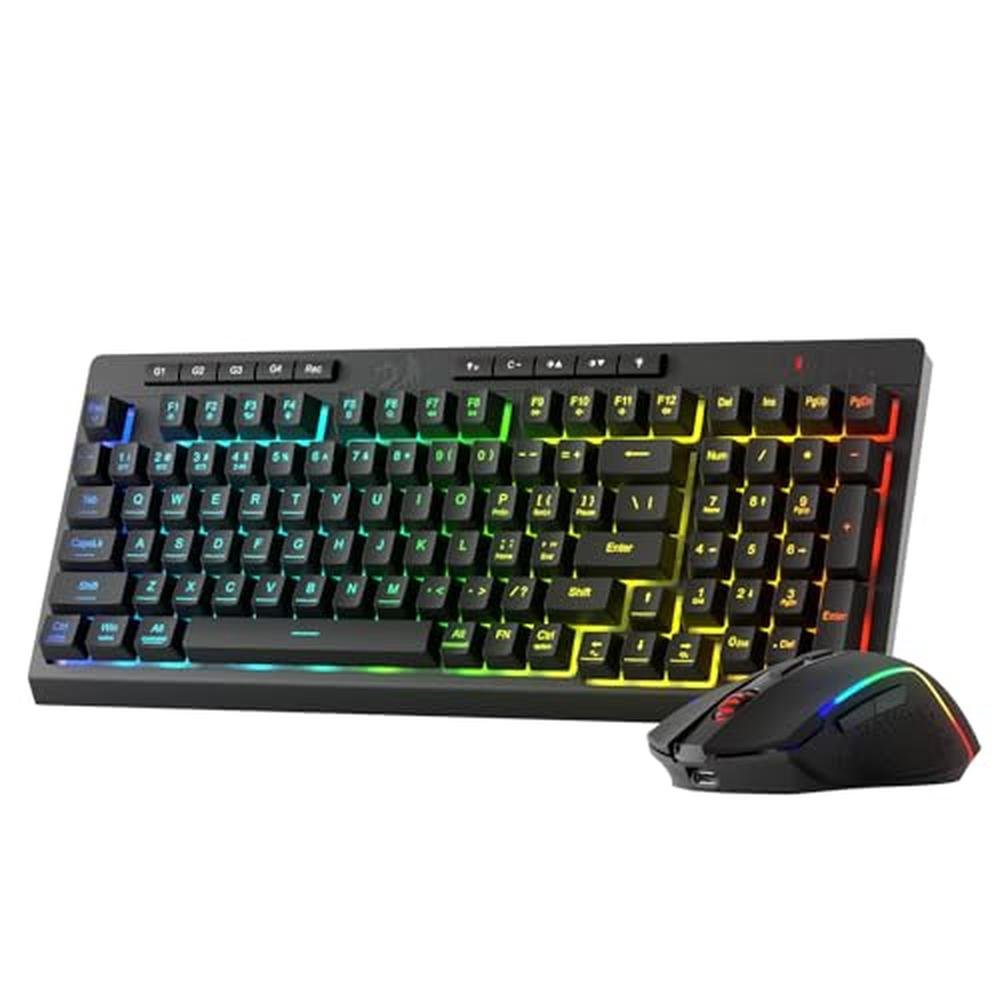 Redragon S142 Wireless Gaming Keyboard & Mouse Combo – Front View