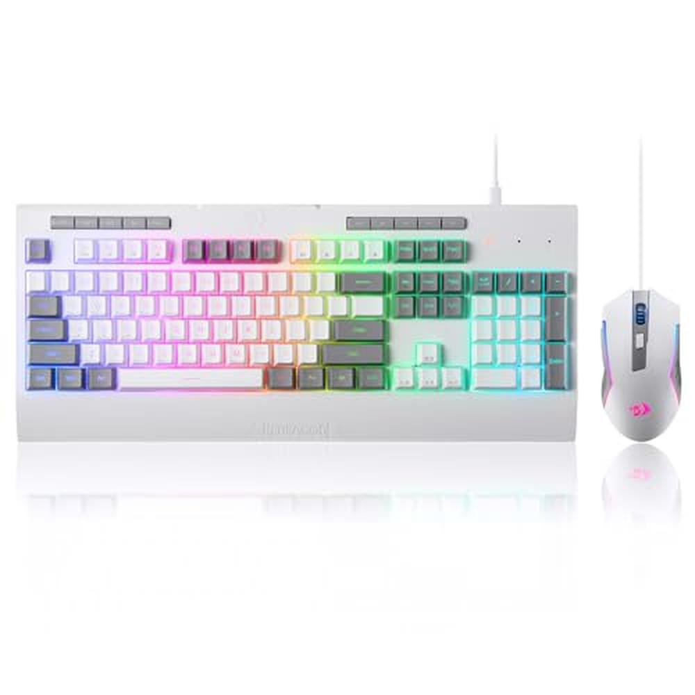 Gaming Keyboard: Redragon S151 104 Keys K525 Wired RGB – Front View