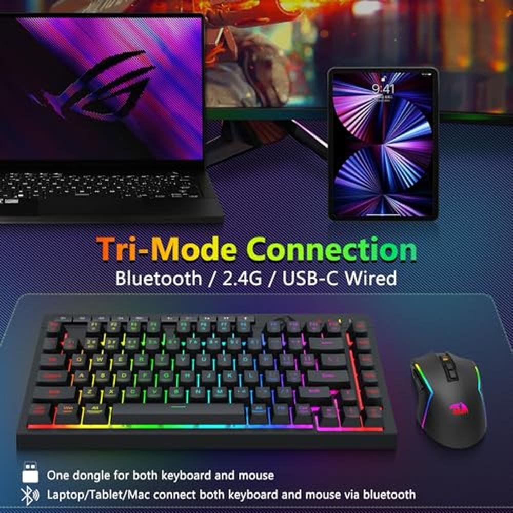 Redragon Wireless Gaming Keyboard and Mouse Combo – Packaging