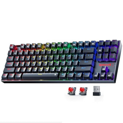 Gaming Keyboard: Redragon K552 KRS_DeepBlue Wireless – Front View