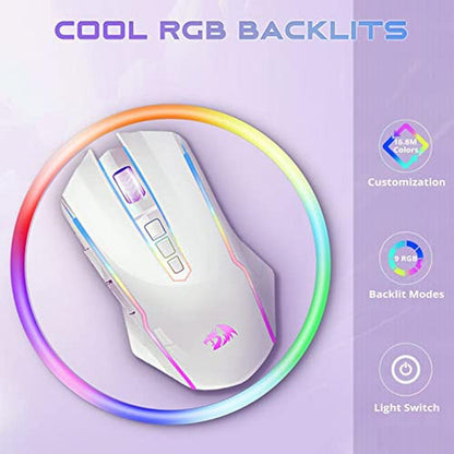 Redragon Wireless Gaming Mouse – Side View