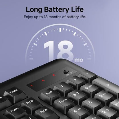 Wireless Keyboard: Redragon BK7367 Ergonomic 2.4G Full-Sized – In Use