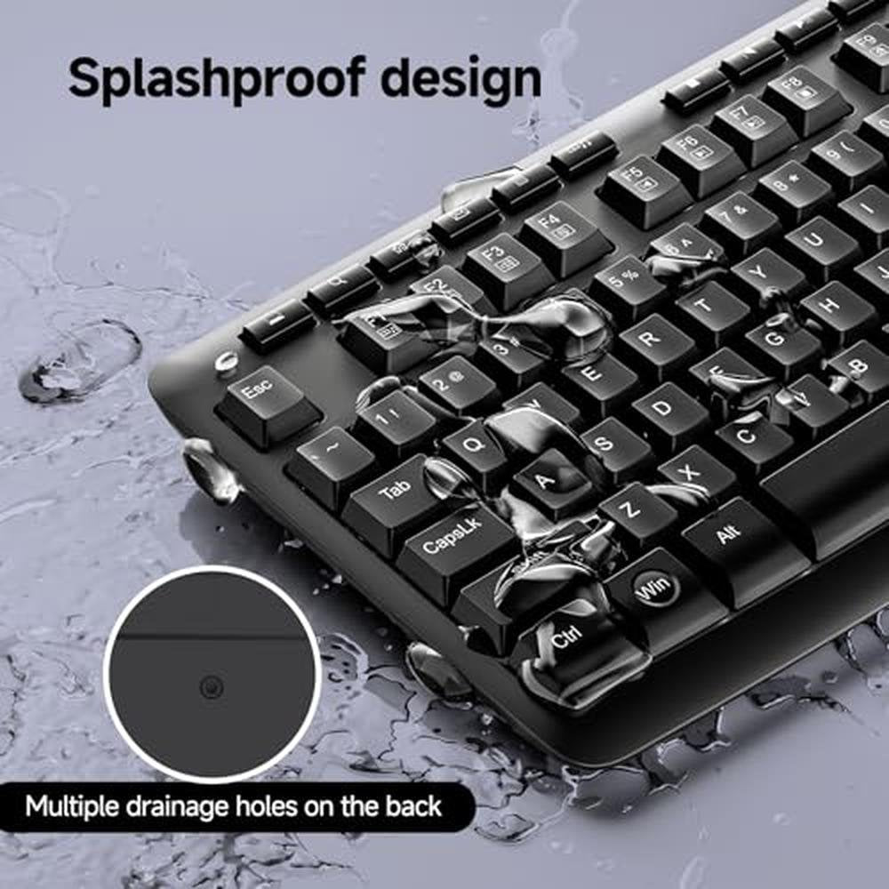 Wireless Keyboard: Redragon BK7367 Ergonomic 2.4G Full-Sized – Packaging