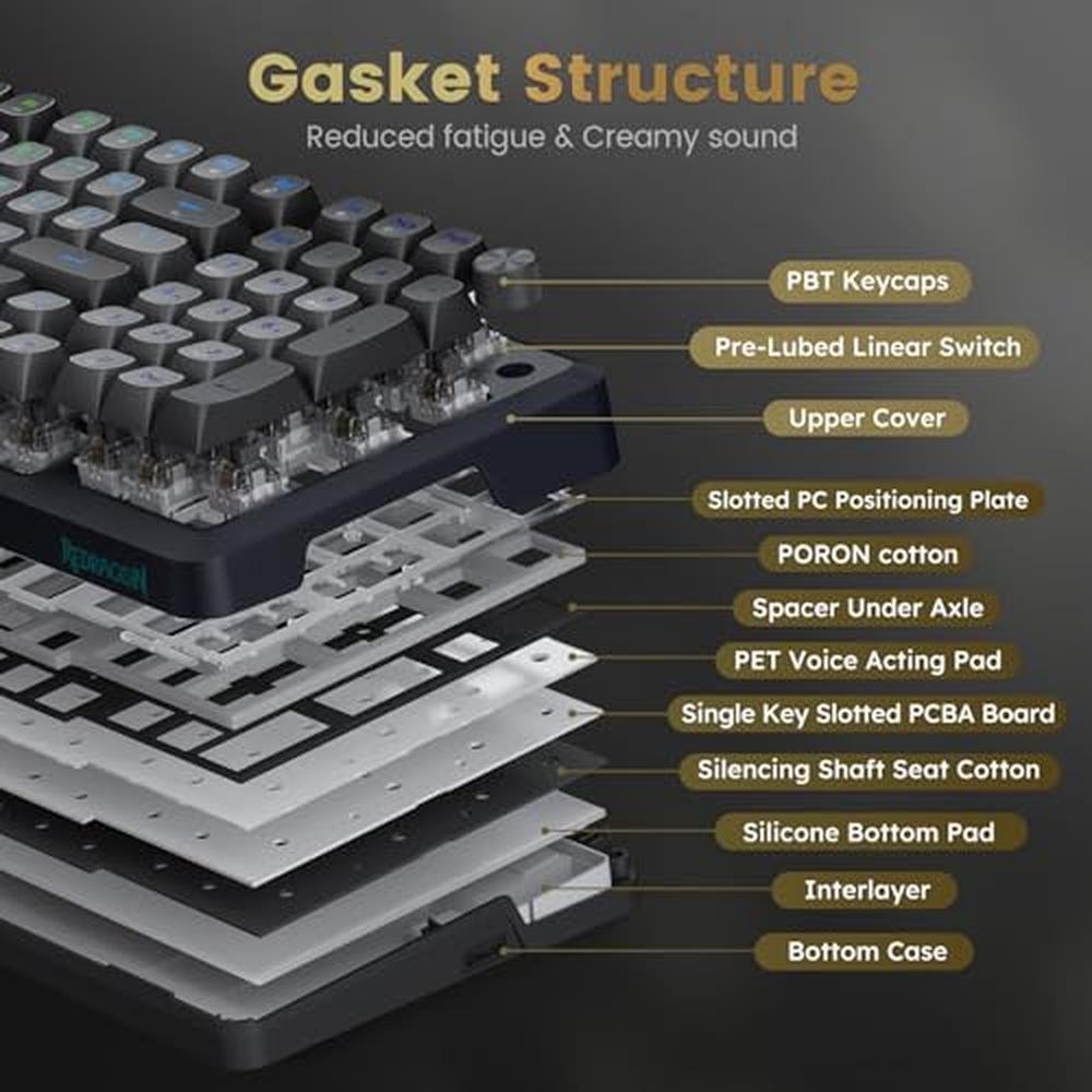 Redragon Wireless Mechanical Keyboard – In Use