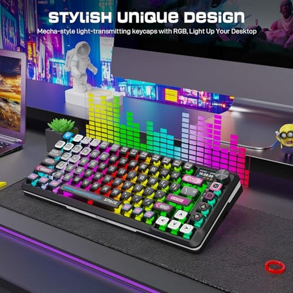 Wireless Mechanical Keyboard: Redragon K708MC Cyber Mecha – Packaging