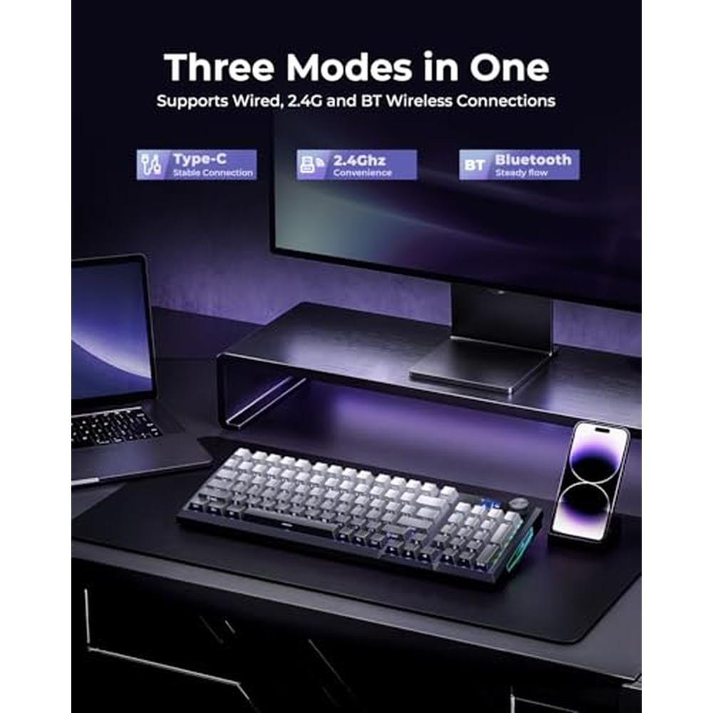 Redragon Wireless Mechanical Keyboard – Side View
