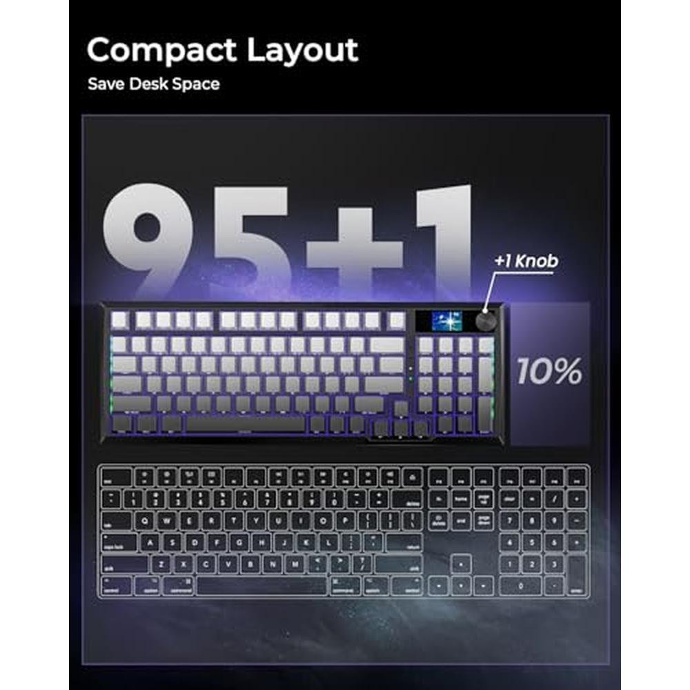 Redragon Wireless Mechanical Keyboard – Close-up Detail