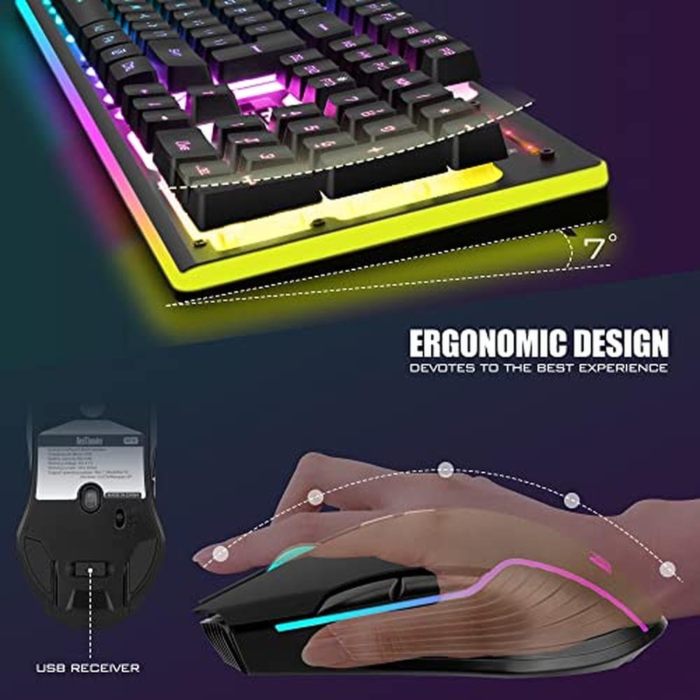 Gaming Keyboard: RedThunder K10 Wireless Mechanical Feel – Packaging