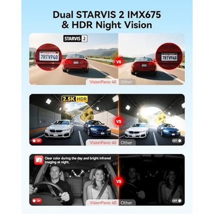 REDTIGER 4 Channel 360 View Dash Cam – In Use