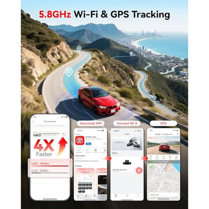 REDTIGER 4 Channel 360 View Dash Cam – Packaging