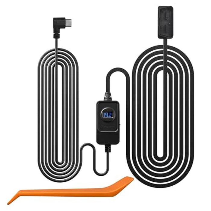 Dash Cam: REDTIGER OBD Hardwire Kit 10FT USB-C Port – Front View