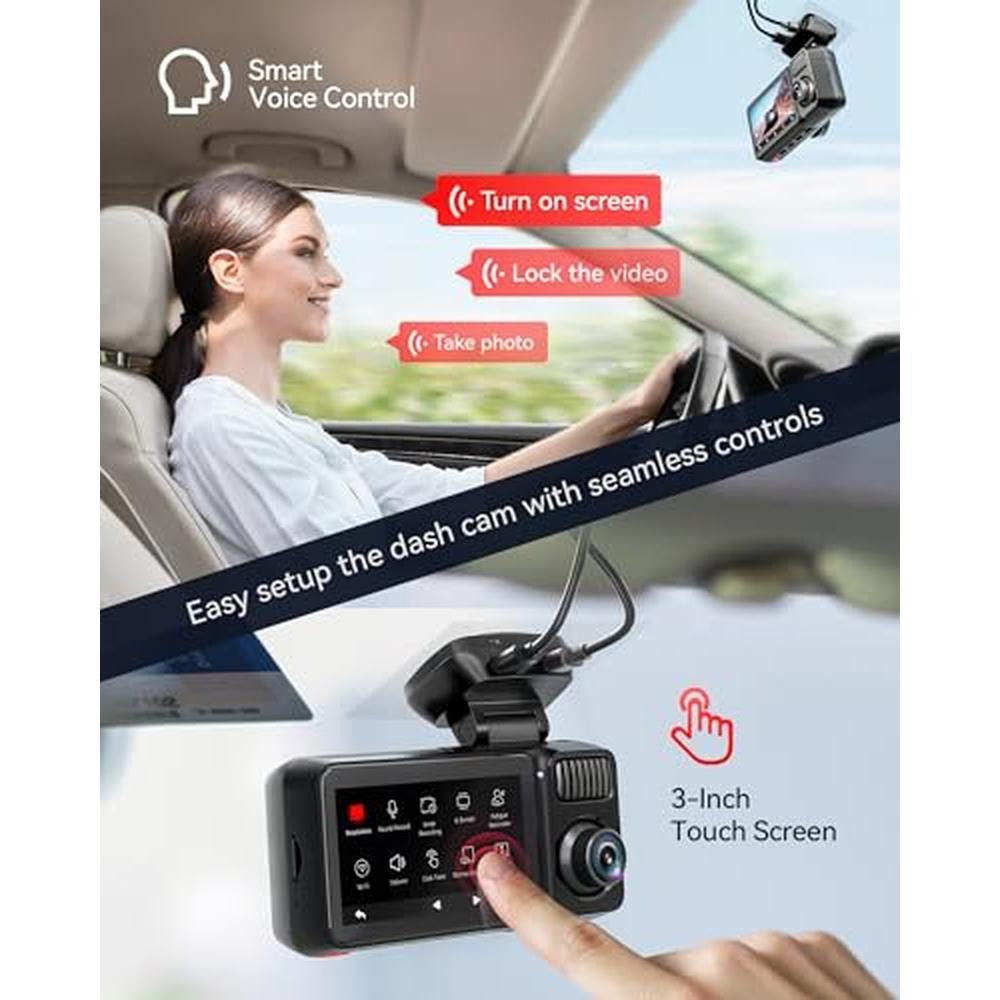 REDTIGER F17 Elite 4K Dash Cam 3 Channel – Packaging