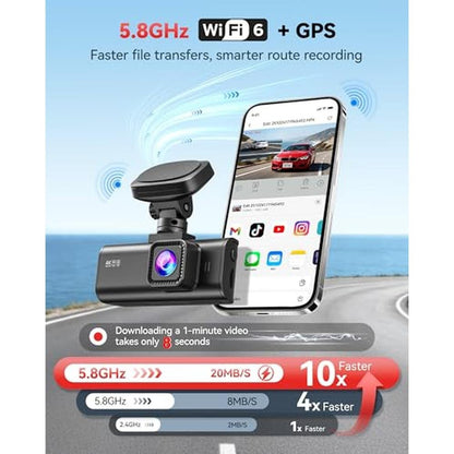 REDTIGER F7N Dash Cam 4K Front and Rear 1080P – Close-up Detail