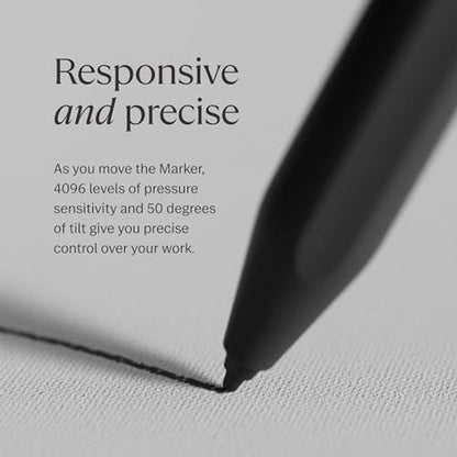 Remarkable Sensitivity: reMarkable Marker Plus Official Pen – Side View
