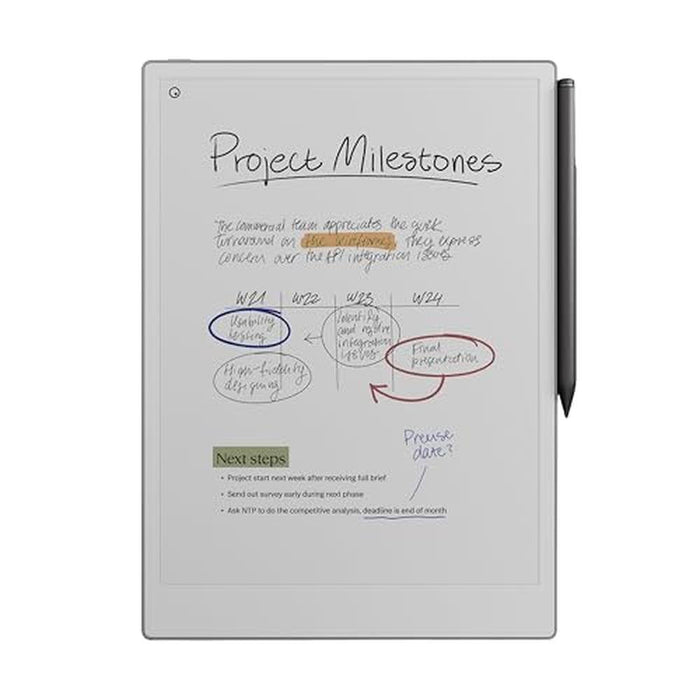 Remarkable Paper Pro Bundle: reMarkable 11.8 Inch Tablet – Front View