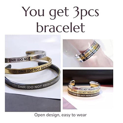 Bracelet Renyilin: RENYILIN 3PCS Stainless Steel Cuff – In Use
