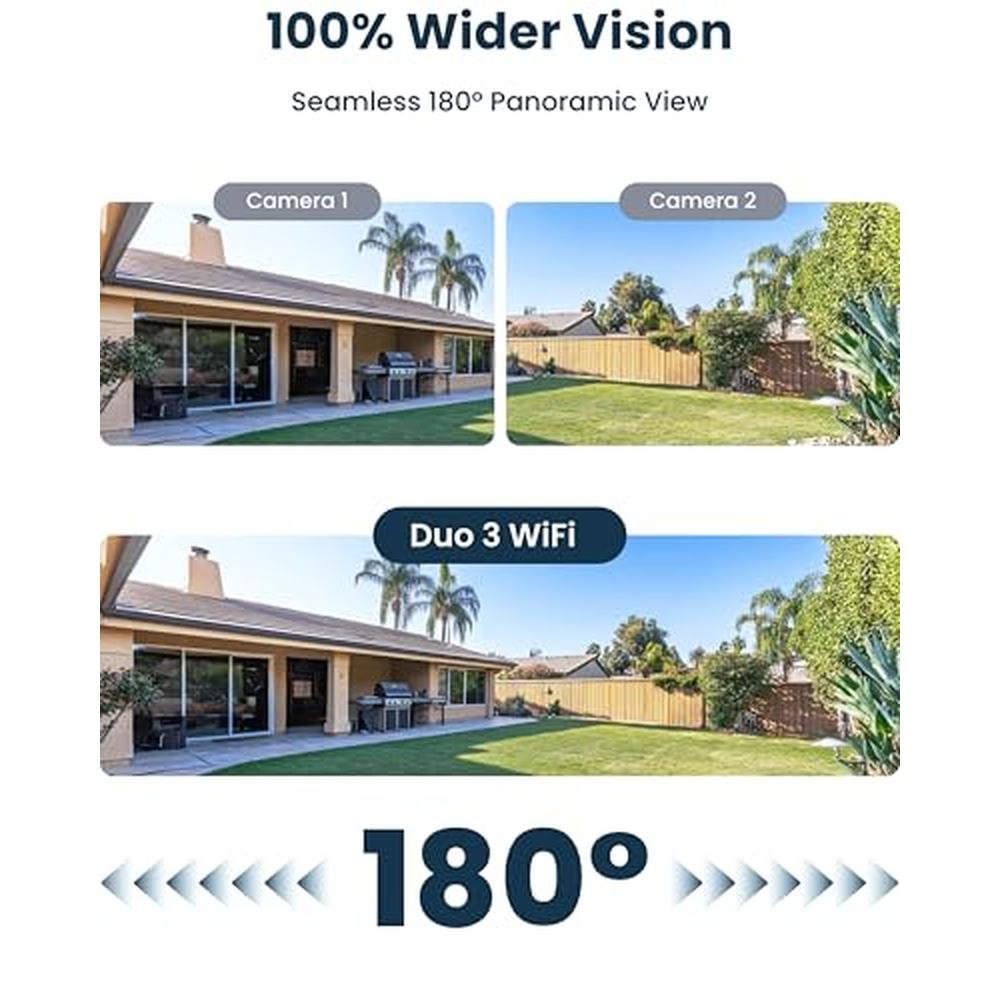 WiFi Reolink: REOLINK 16MP WiFi Security Camera Outdoor 180 – Close-up Detail