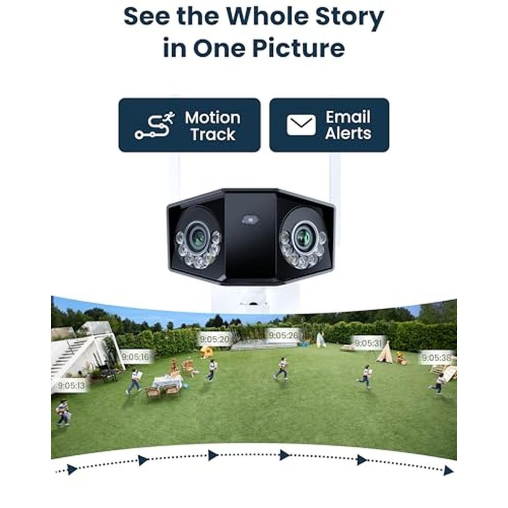 WiFi Reolink: REOLINK 16MP WiFi Security Camera Outdoor 180 – In Use