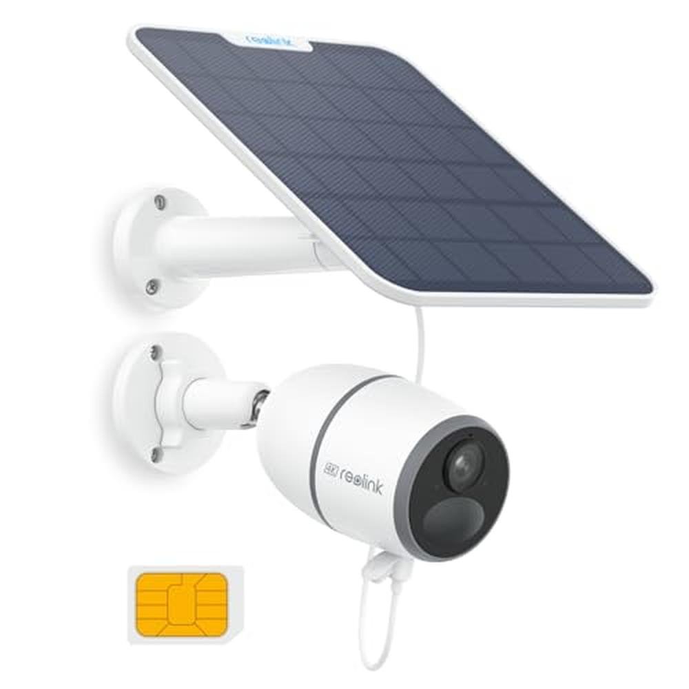 Camera Solar: REOLINK 4K 3G/4G LTE Cellular Security Camera – Front View