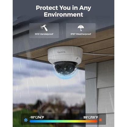 POE Reolink: REOLINK 4K 8MP 180 Dual-Lens IP Camera – In Use