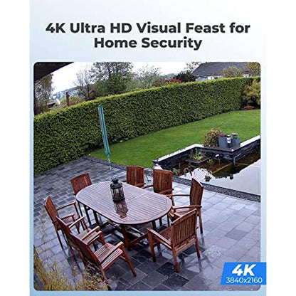 REOLINK 8MP: REOLINK RLC-810A 4K Ultra HD Security Camera – Side View