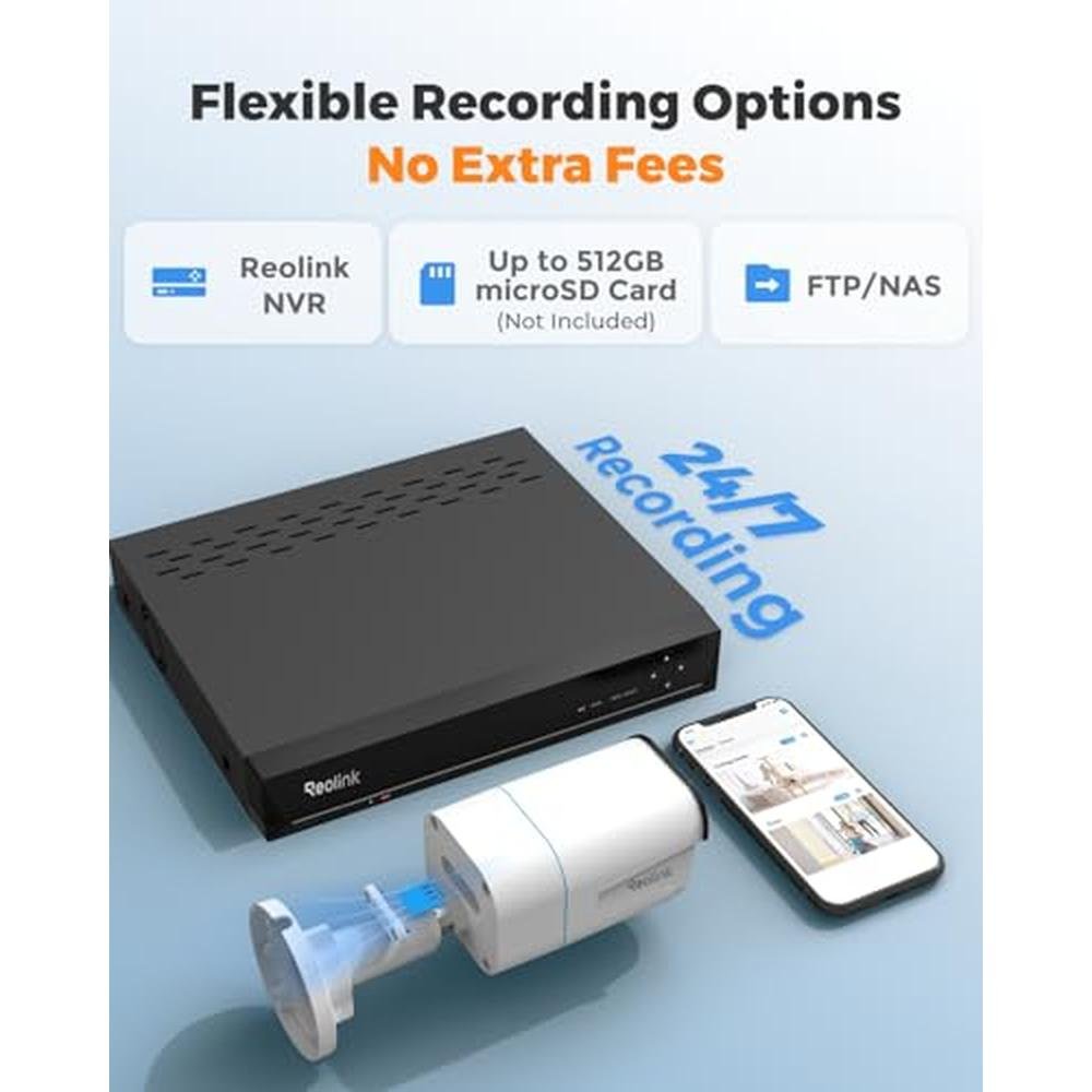 Reolink 8MP: REOLINK RLC-810A 4K Ultra HD Wired Security – In Use