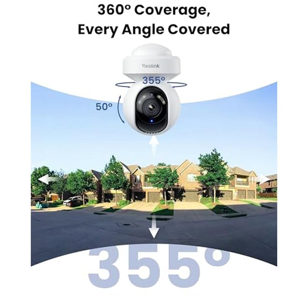 Outdoor Security: REOLINK 4K Outdoor Plug-in WiFi 6 – Close-up Detail