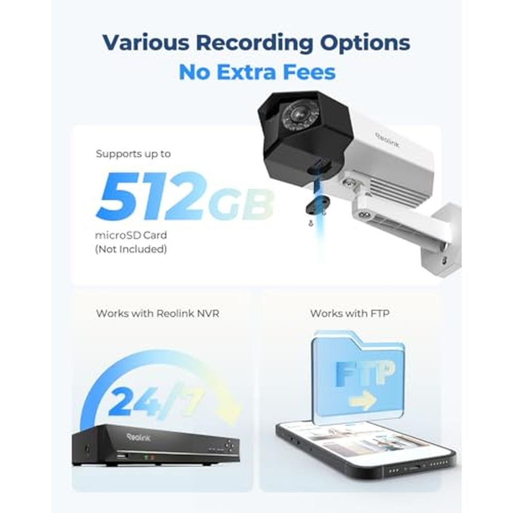 Poe Camera: Reolink 4K PoE Security Camera System Home – Packaging
