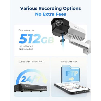 Poe Camera: Reolink 4K PoE Security Camera System Home – Packaging