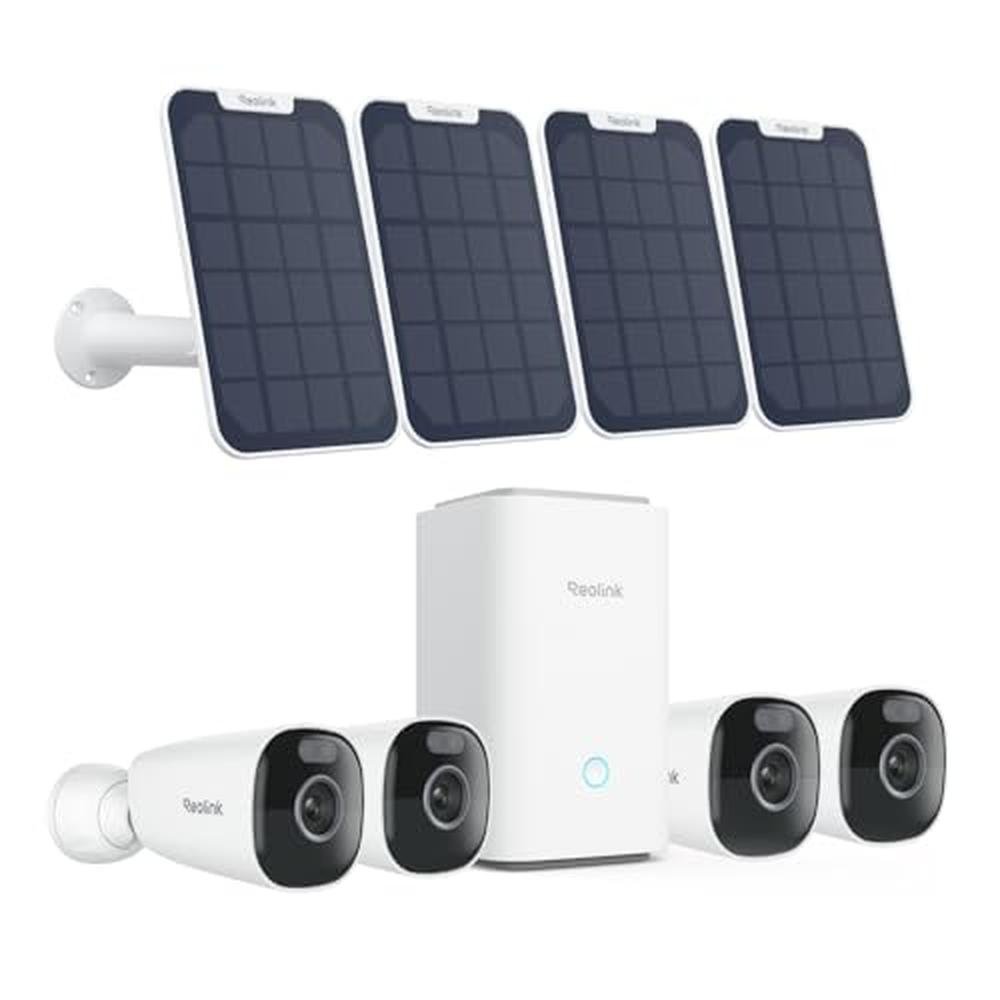 Reolink Security: REOLINK 4K Wireless Outdoor Camera System – Front View