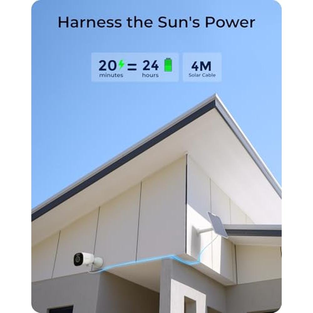 Reolink Security: REOLINK 4K Wireless Outdoor Camera System – Close-up Detail