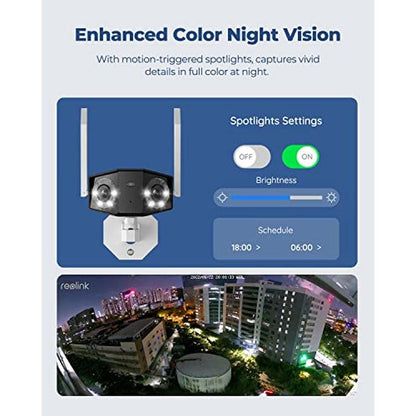WiFi Camera: REOLINK 4K WiFi Security Camera 180 Ultra Wide – Close-up Detail