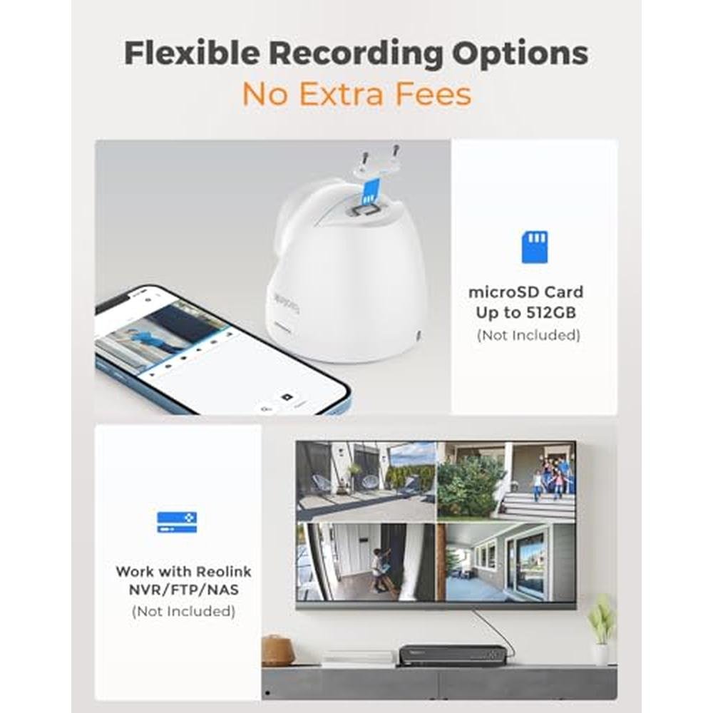 Camera Reolink: REOLINK 4K Wired Security Camera Outdoor – In Use