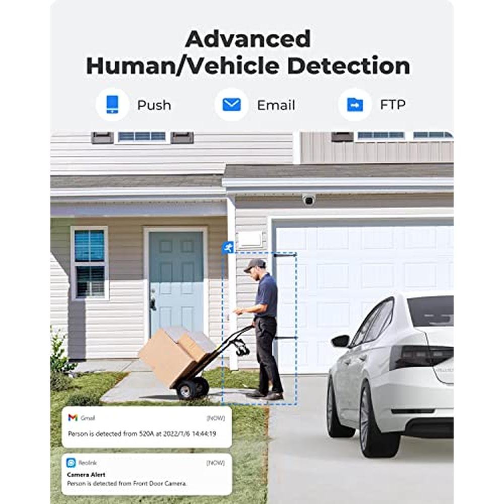Home Reolink: REOLINK 5MP PoE Security Camera RLC-520A – Close-up Detail