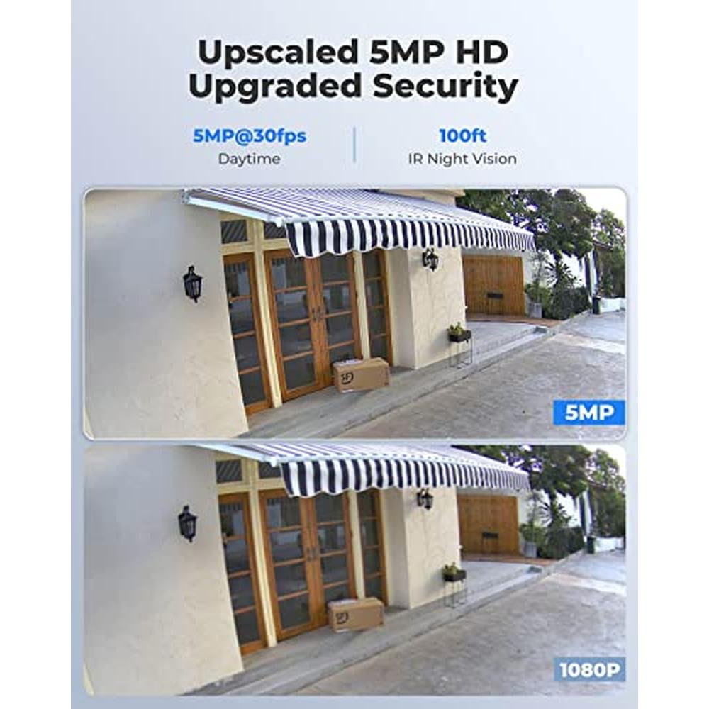 Reolink 5MP: RLC-510A 5MP POE IP Camera – Close-up Detail