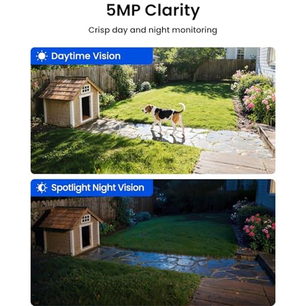 Solar Reolink: REOLINK 5MP Solar Security Cameras Wireless – Side View