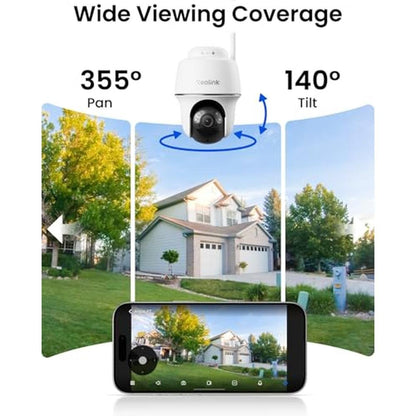 Solar Reolink: REOLINK 5MP Solar Security Cameras Wireless – Close-up Detail