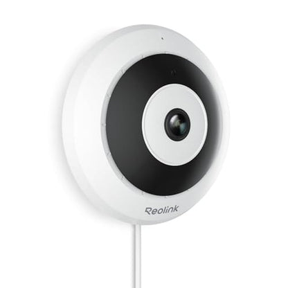 Reolink 6MP: REOLINK 6MP PoE IP Fisheye Camera with 360 View – Front View